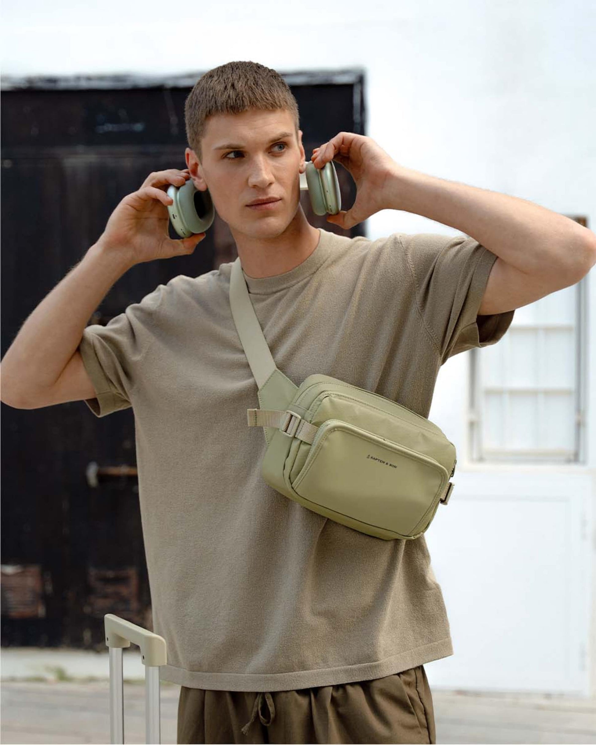Lisbon Crossbody Dusty Pistachio