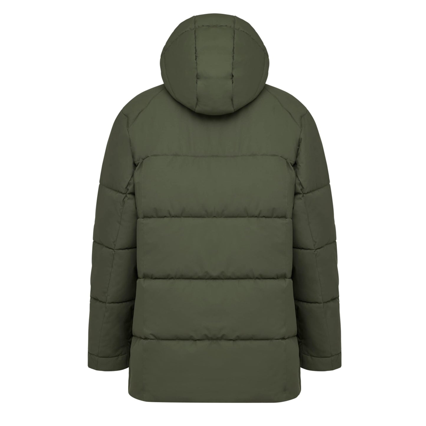 Winter Puffer Jacket Cord All Black