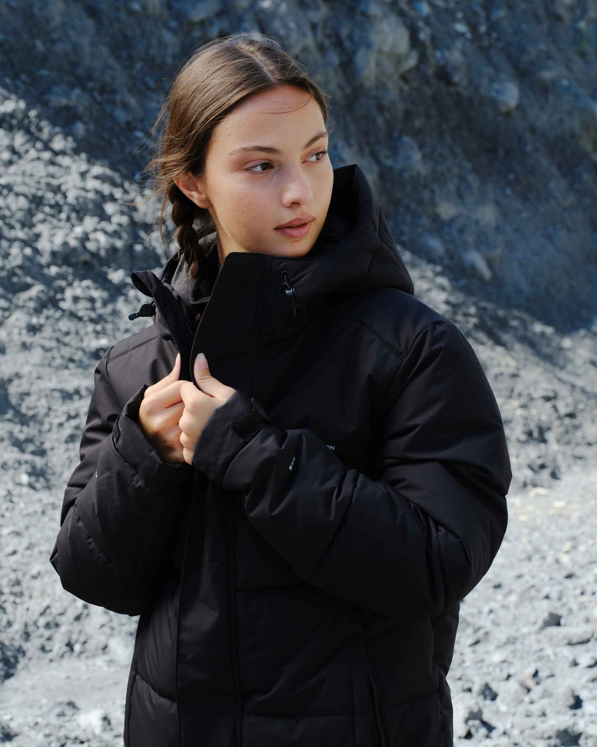 Winter Puffer Jacket All Black