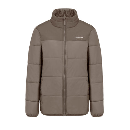 Puffer Jacket Cord All Black