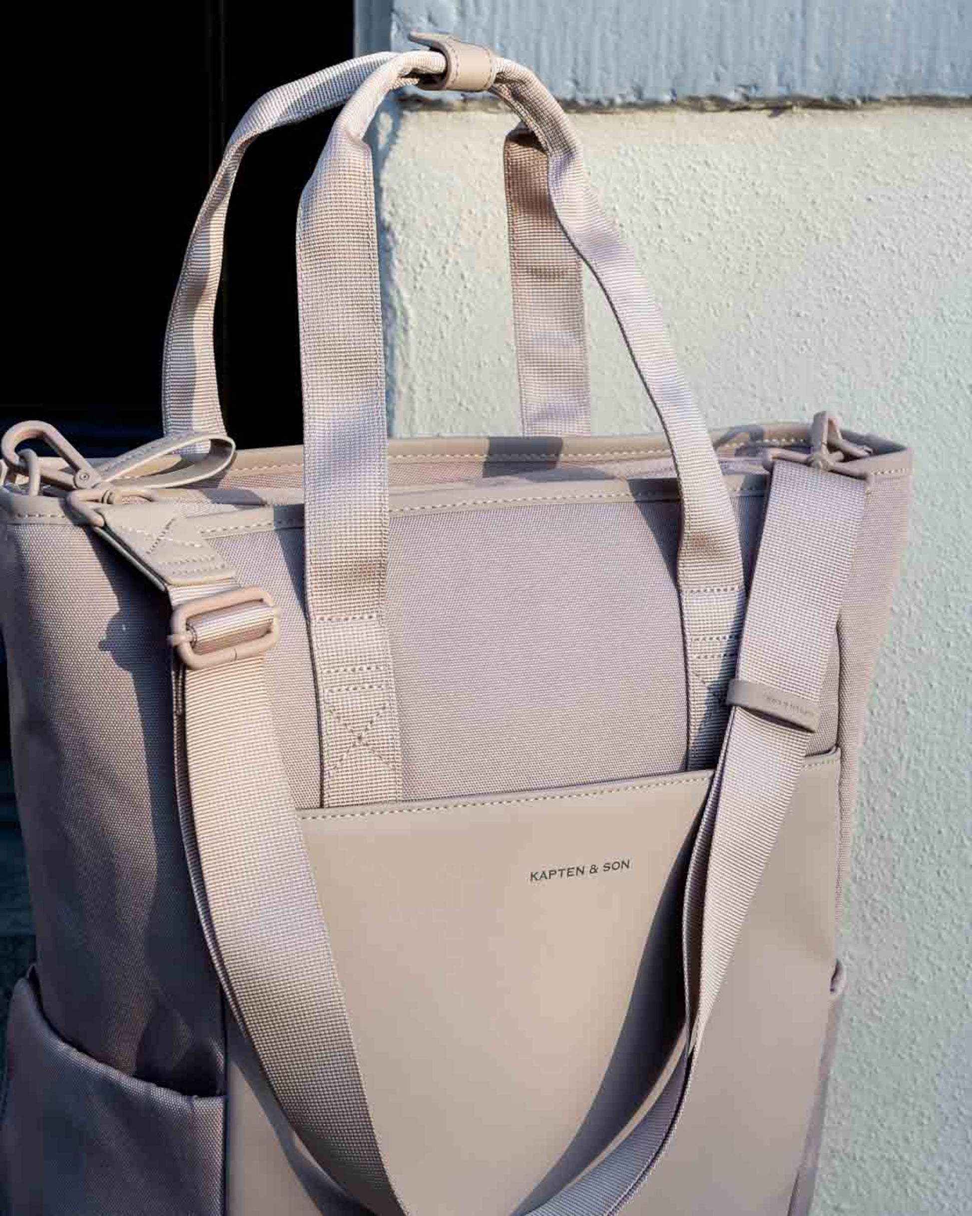 Lindby Pro Diaper Backpack Set Sandstone