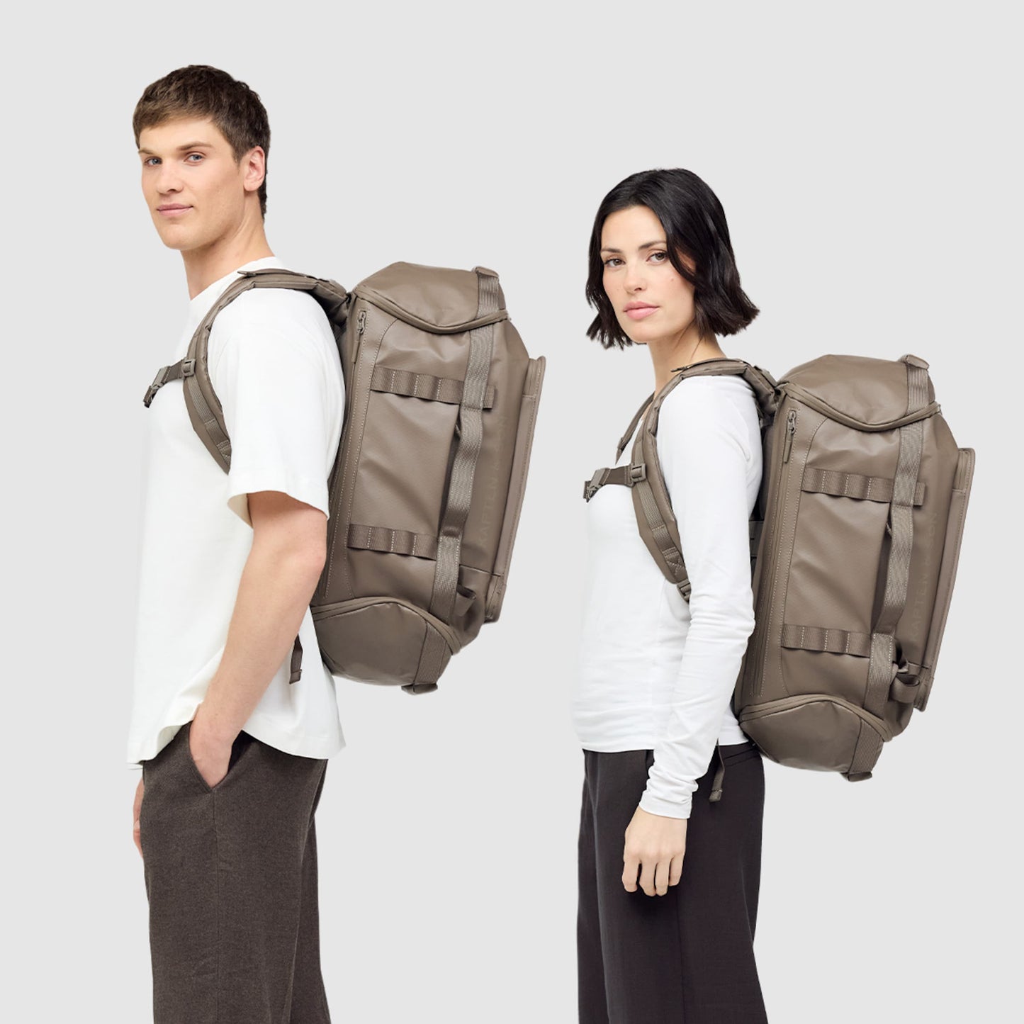 Lisbon Duffle Backpack Large Walnut