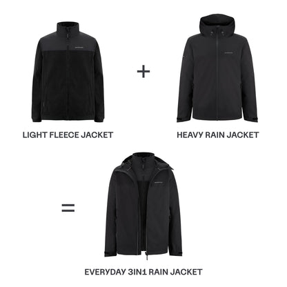 Everyday 3in1 Rain Jacket Sandstone