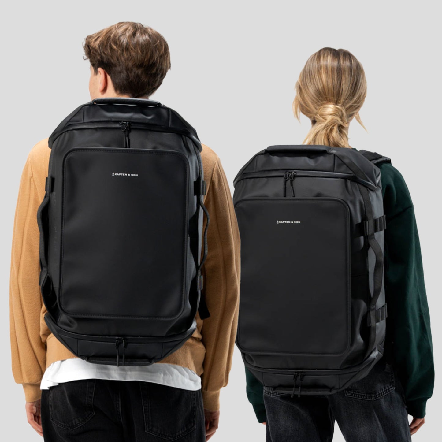 Lisbon Duffle Backpack Large Sandstone 