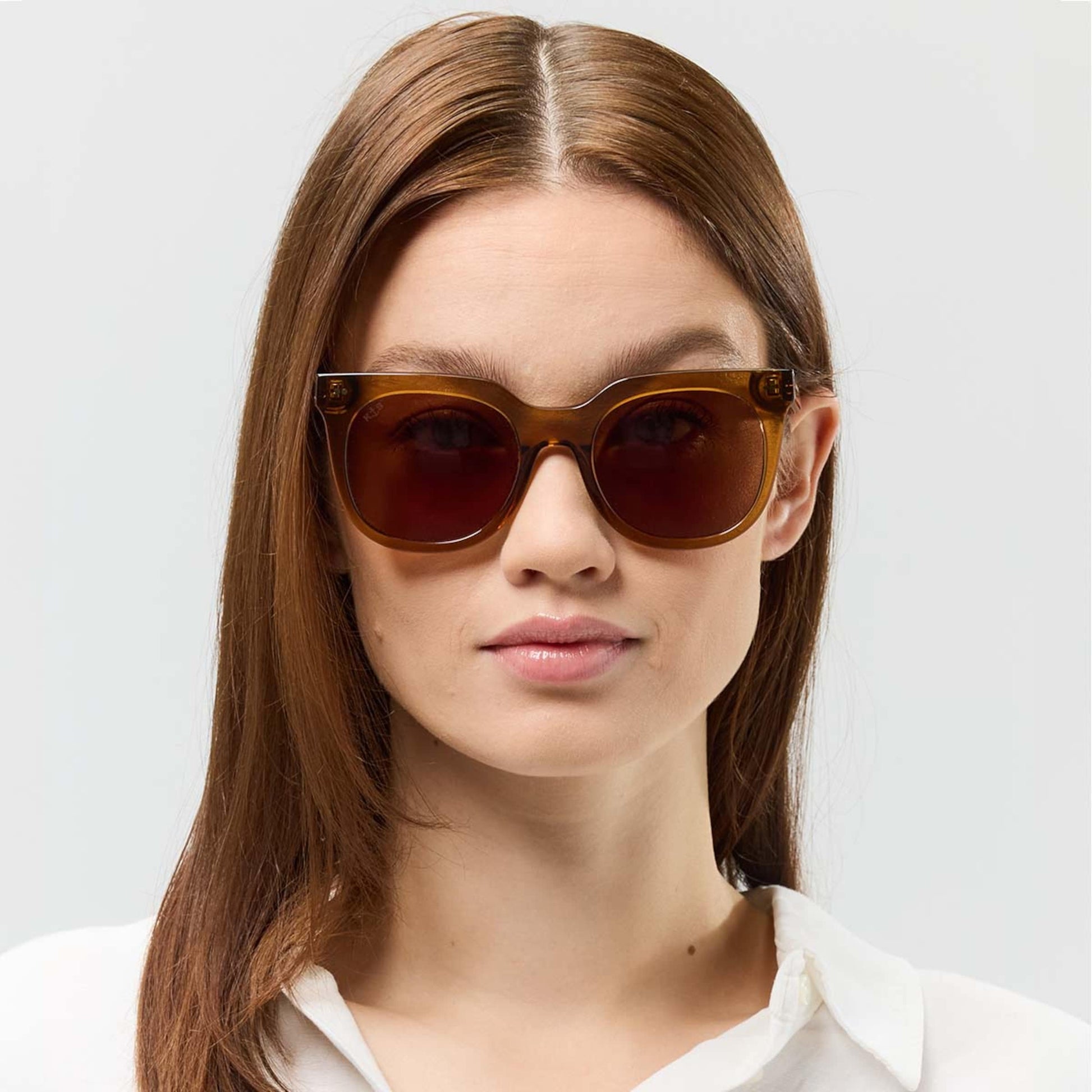 Florence Transparent Caramel Brown