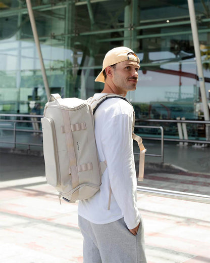 Lisbon Duffle Backpack Small All Black 