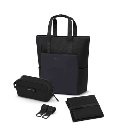 Lindby Pro Diaper Backpack Set All Black