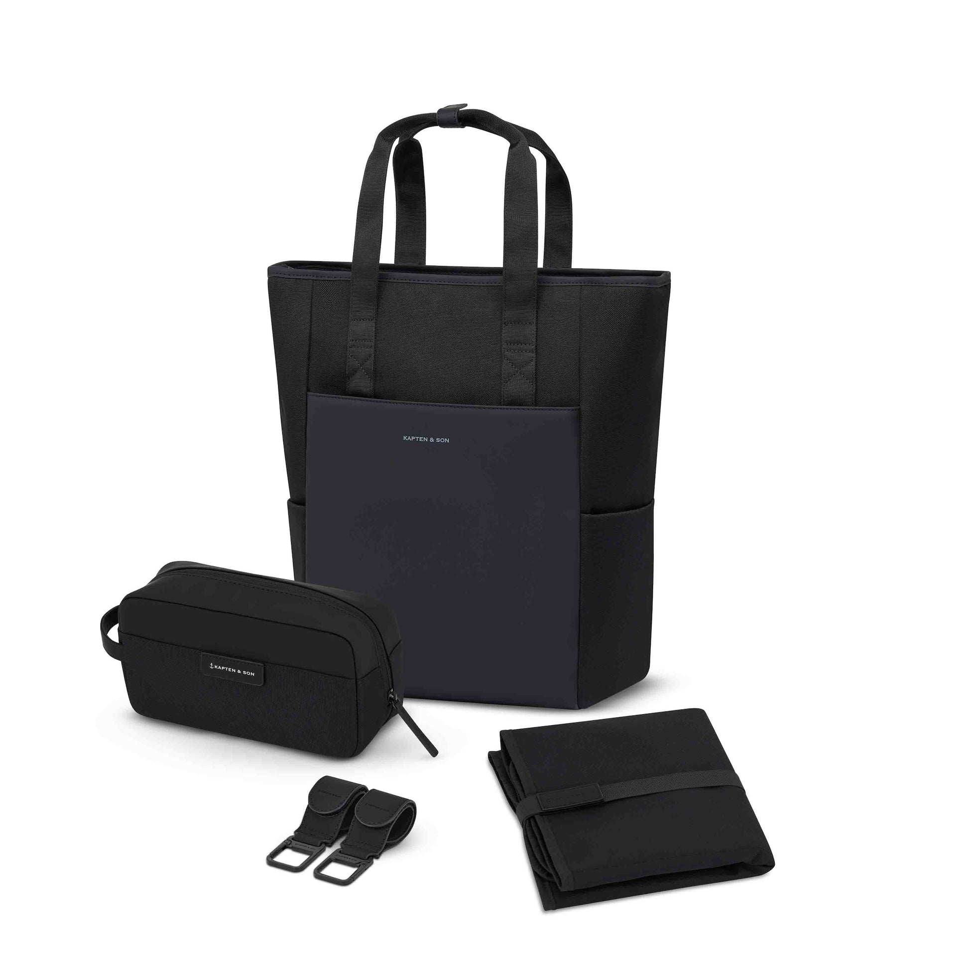 Lindby Pro Diaper Backpack Set Leo Dark Brown